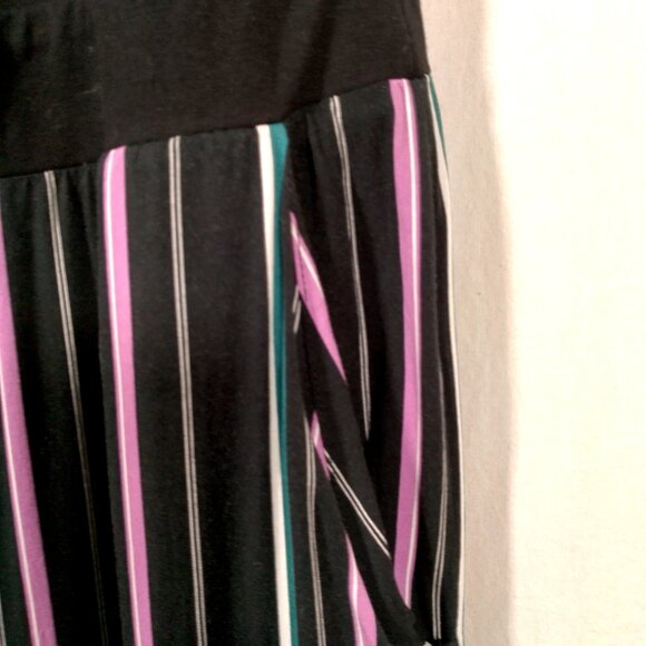 Torrid Size 1 Plus 1X Jumper Sleeveless Stretch Knit Tank Challis Stripe Pants - Picture 6 of 13